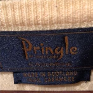 RARE Pringle of Scotland vintage cashmere sweater